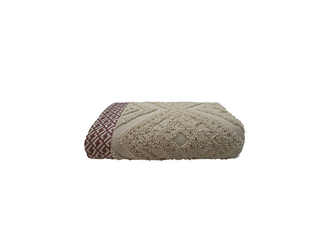 TOALHETE TURCO MUNDOTEXTIL BEGE 550 GR 30X50 CM