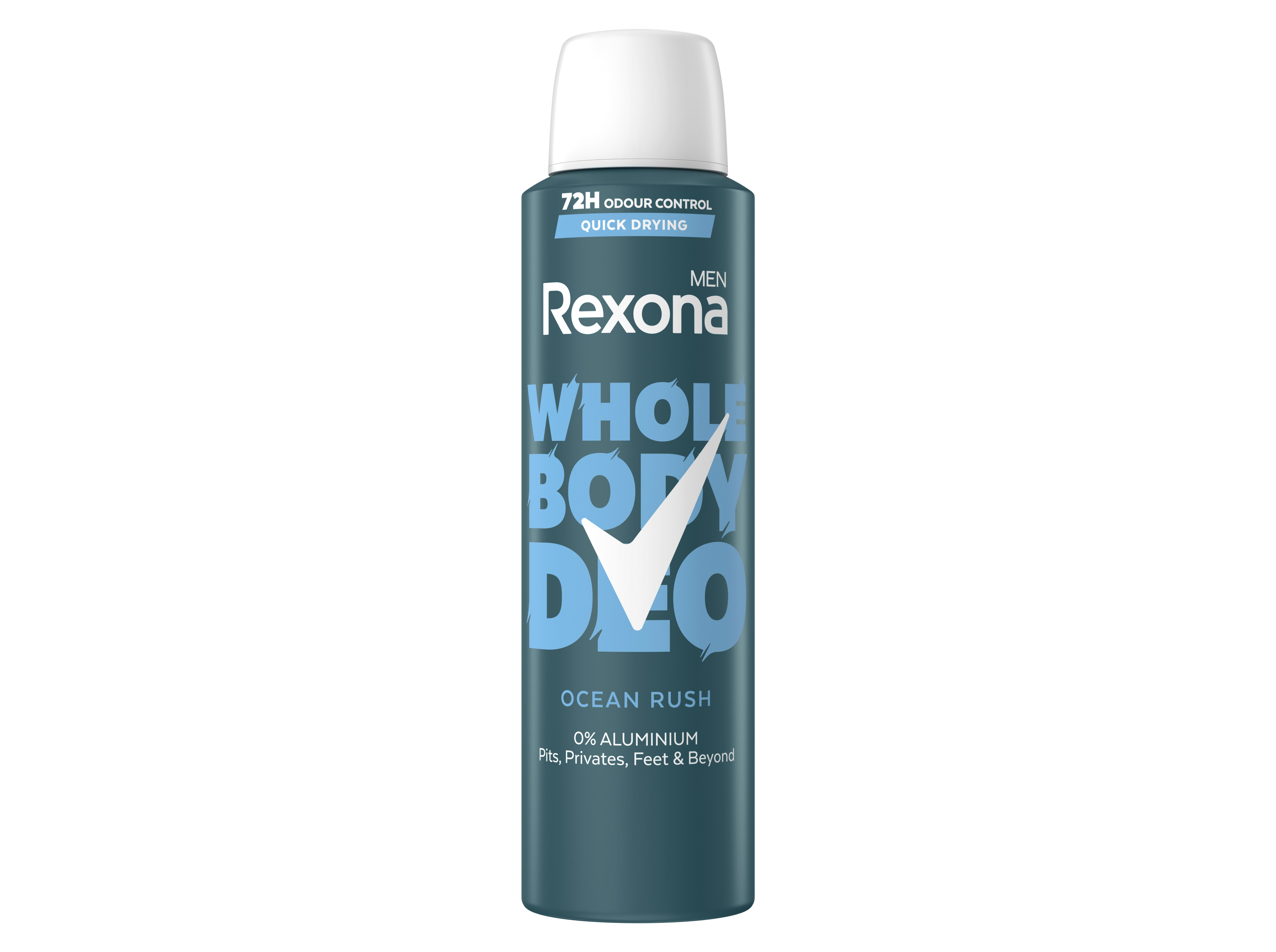 DESODORIZANTE SPRAY REXONA MEN PARA TODO O CORPO OCEAN RUSH 150ML image number 0