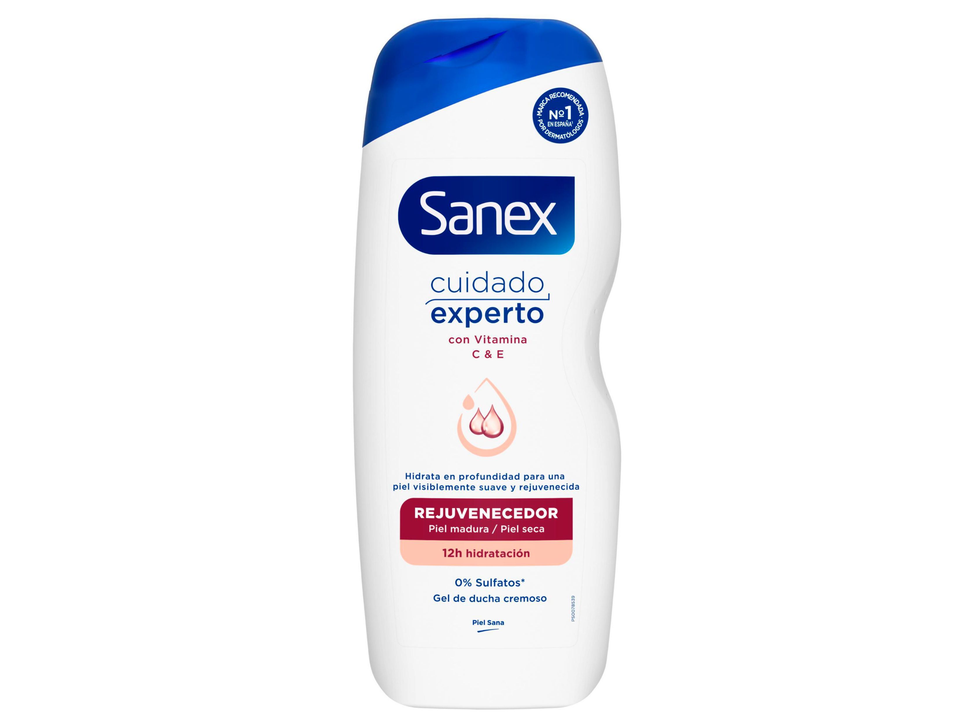 GEL BANHO SANEX CUID EXP REJUVENESCEDOR 600ML image number 0