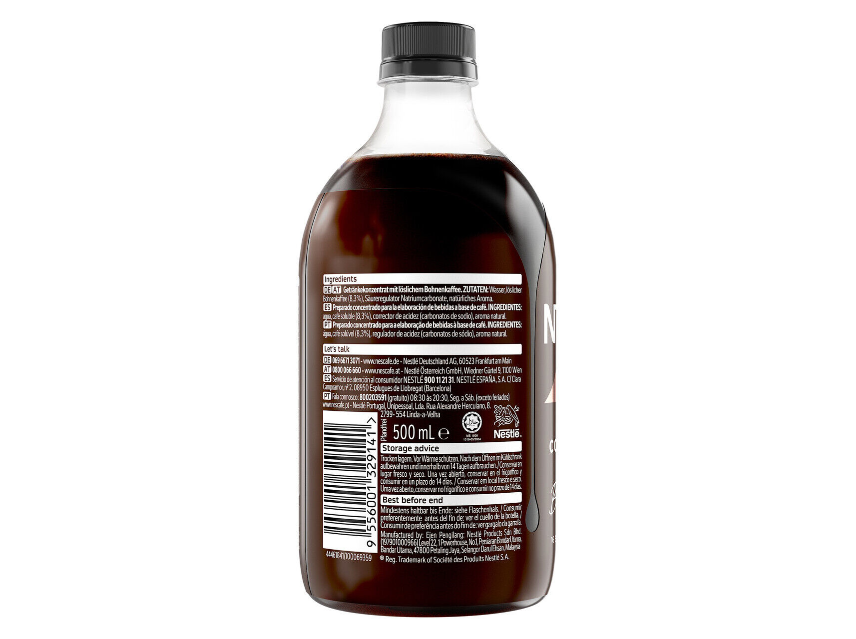 CAF&Eacute; NESCAF&Eacute; CONCENTRADO BLACK 500ML image number 1