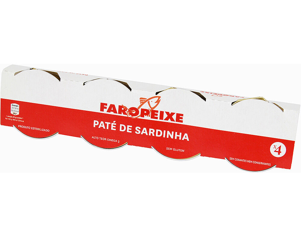 PAT&Eacute; CPA DE SARDINHA 4X22G