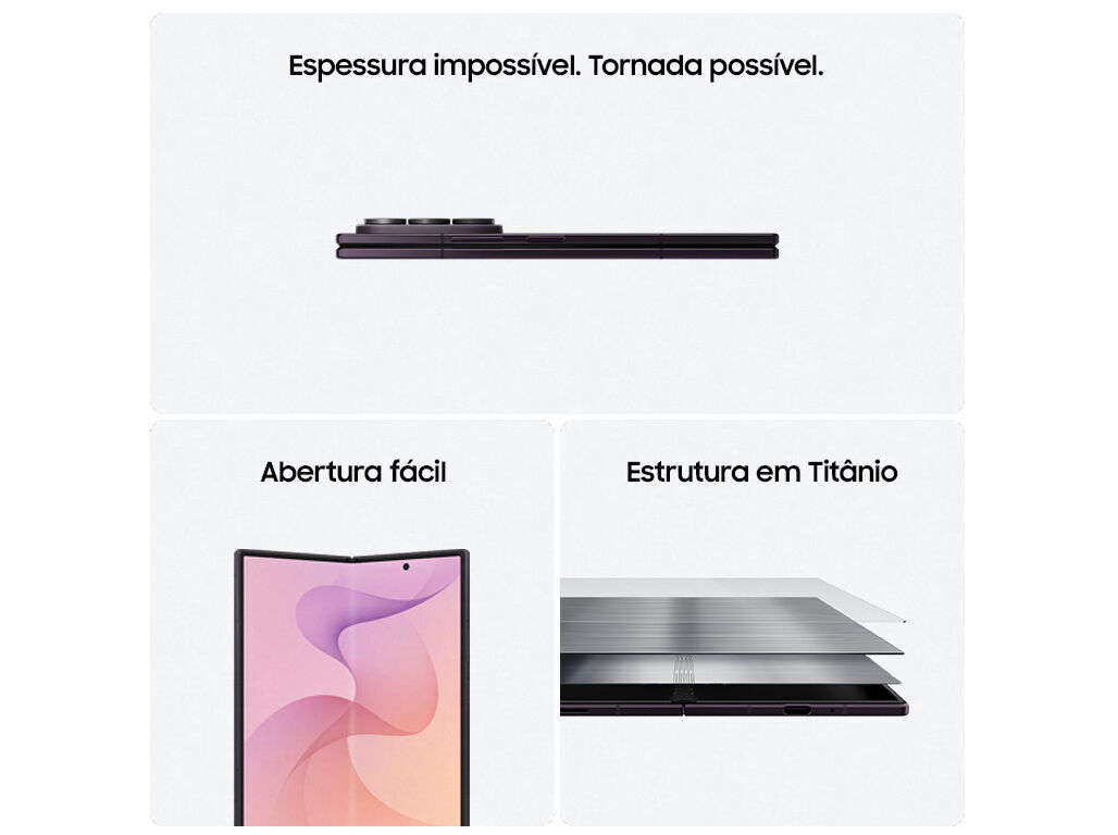 SMARTPHONE SAMSUNG GALAXY Z FOLD8 ULTRA 256GB CINZA image number 3