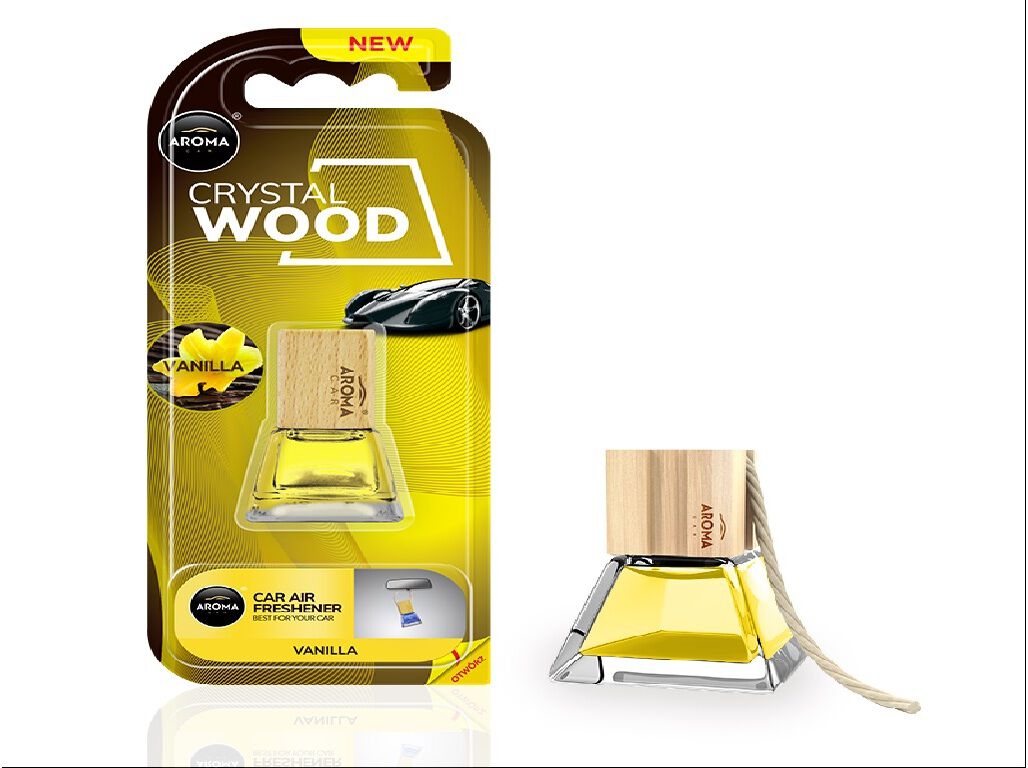 AMBIENTADOR AUTO AROMA CAR CRYSTAL WOOD BAUNILHA 7ML image number 1