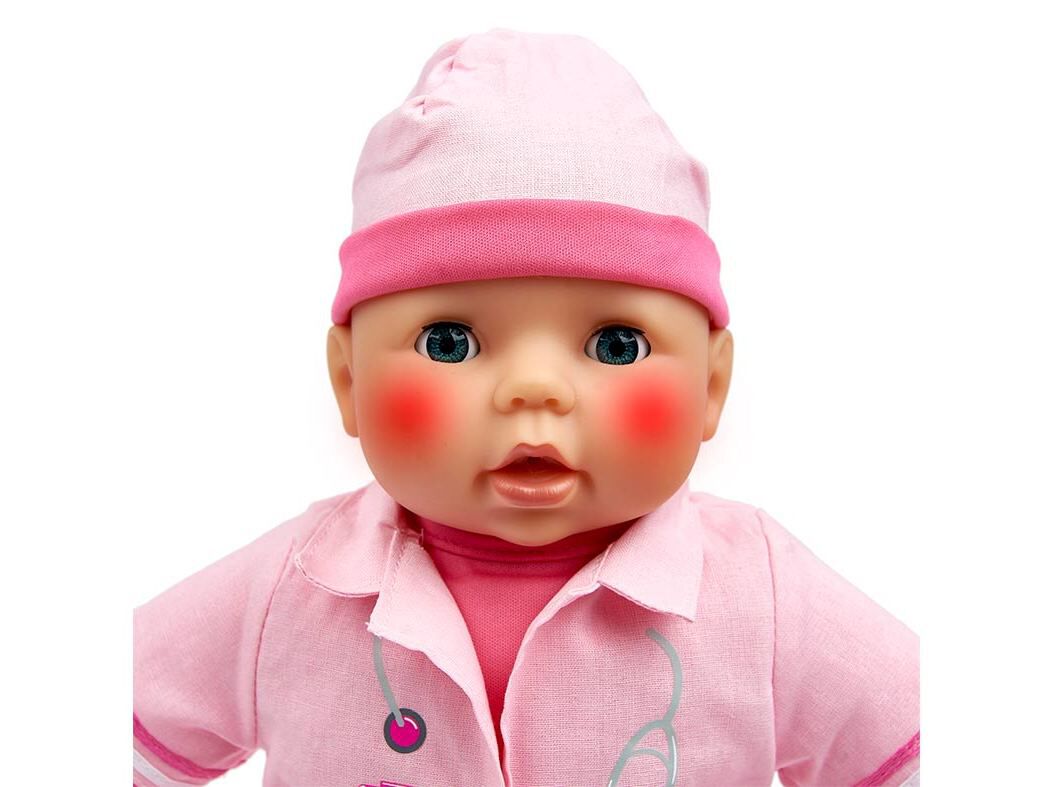 BONECO BEB&Eacute; ONE TWO FUN COM ACESS&Oacute;RIOS M&Eacute;DICO 38CM image number 1