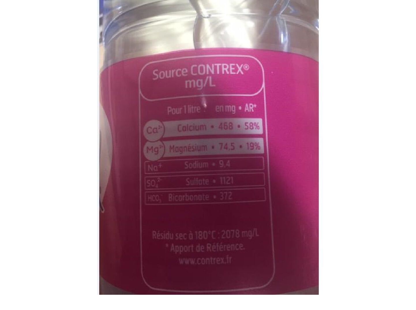 &Aacute;GUA CONTREX MINERAL FRAN&Ccedil;A 1.5L image number 1