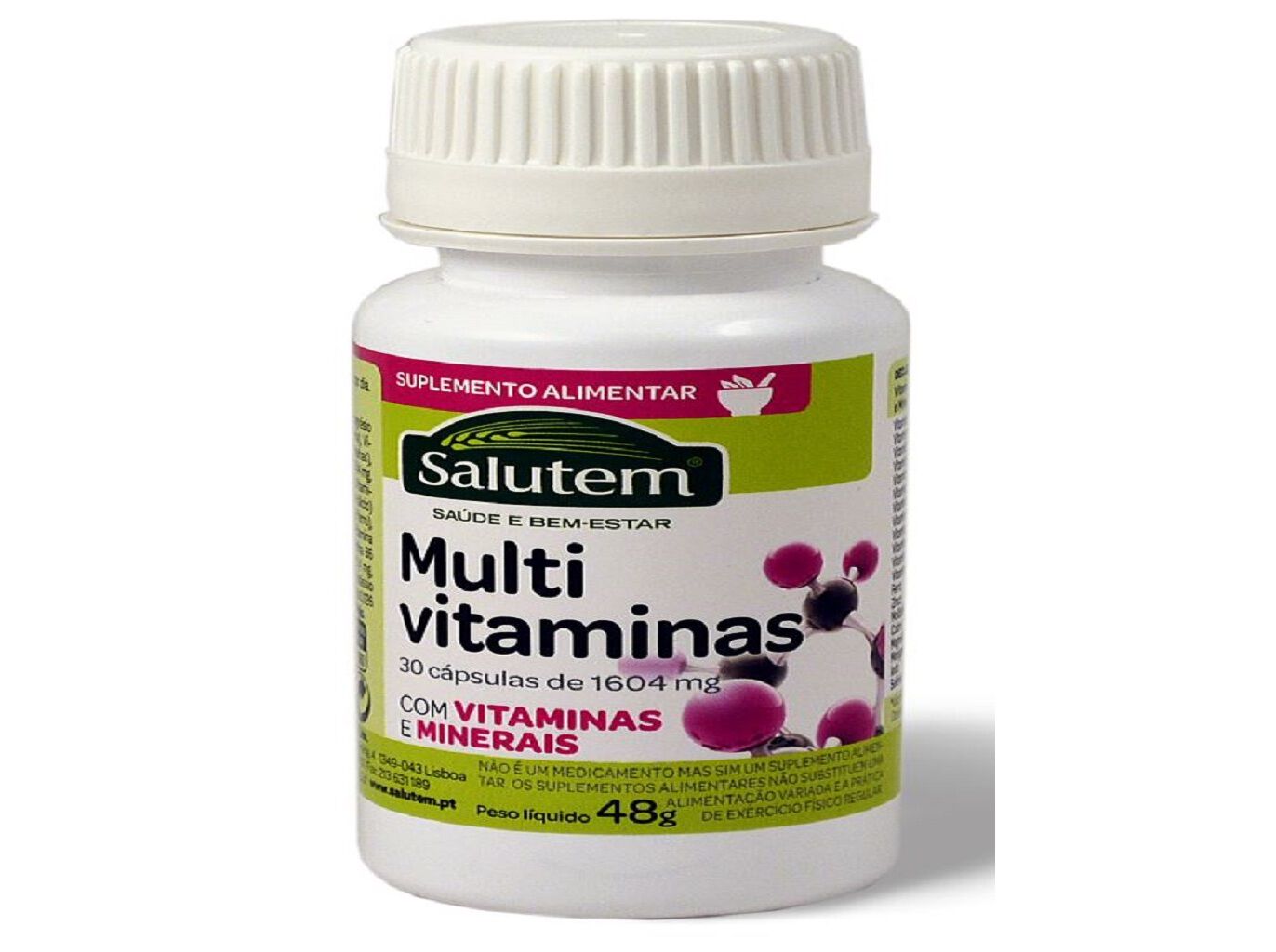 SUPLEMENTO SALUTEM MULTIVITAMINAS 30 C&Aacute;PSULAS