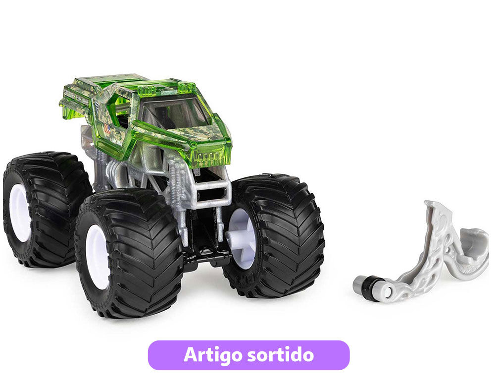 VE&Iacute;CULOS 1:64 MONSTER JAM MODELOS SORTIDOS image number 11
