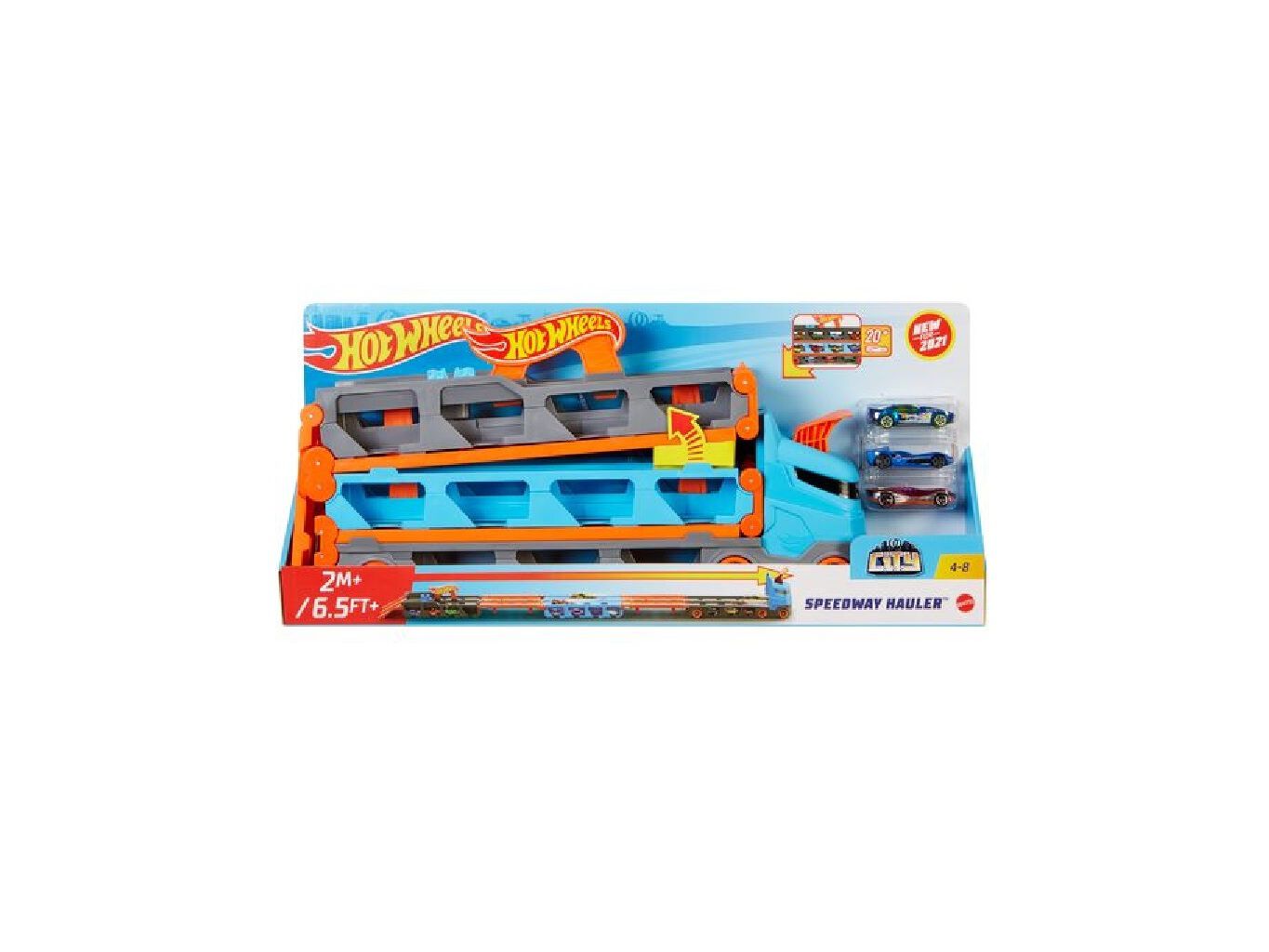 CAMI&Atilde;O TRANSPORTE HOT WHEELS SPEEDWAY image number 0