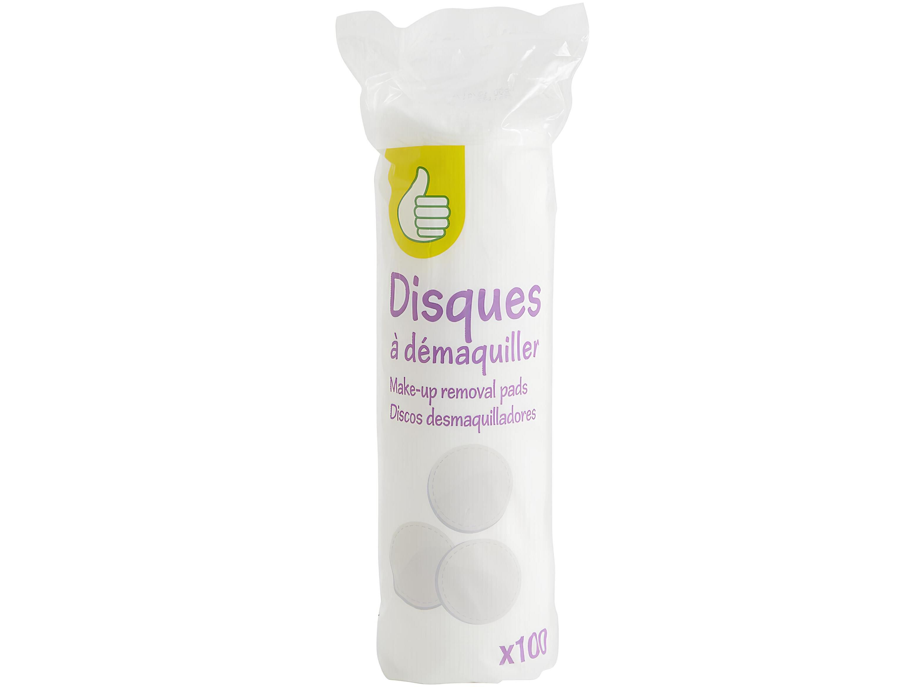DISCOS DESMAQUILHANTES POLEGAR 100UN