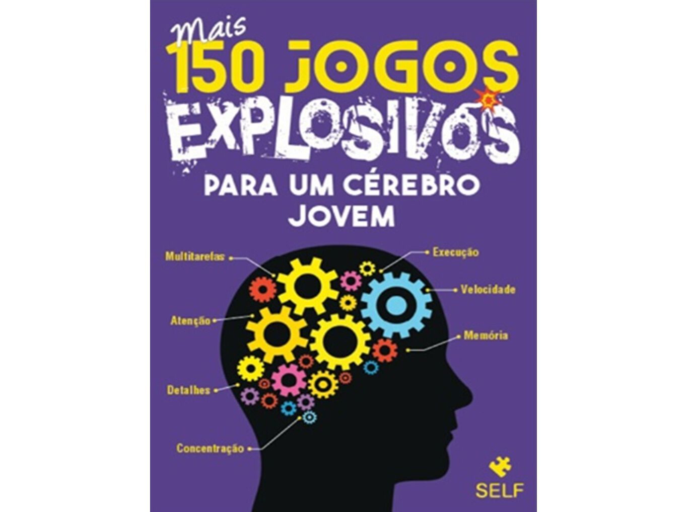 LIVRO MAIS 150 JOGOS EXPLOSIVO UM C&Eacute;REBRO JOVEM image number 0