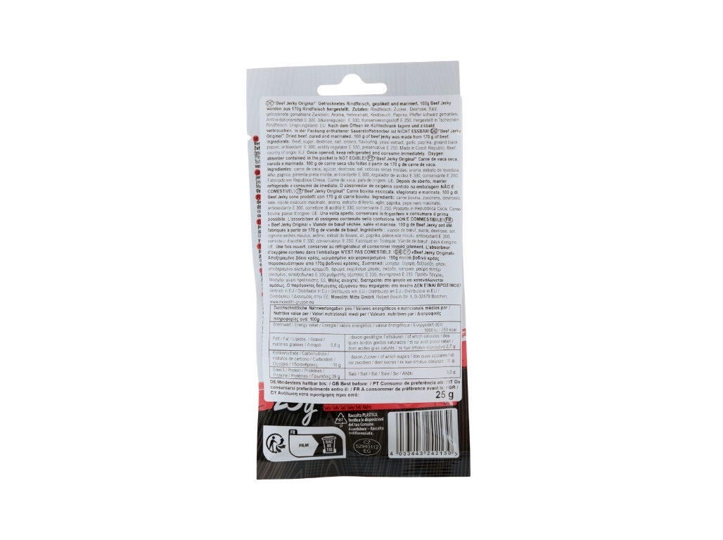 PETISCO WILD STALLION BEEF JERKY 25G image number 1