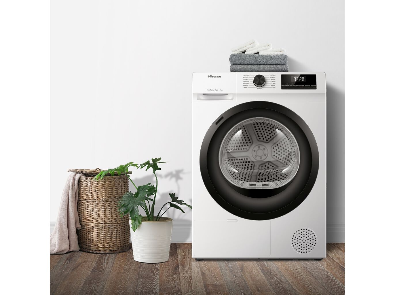 M&Aacute;QUINA SECAR ROUPA HISENSE DHQE800BW2 SERIE QE D 8KG image number 14