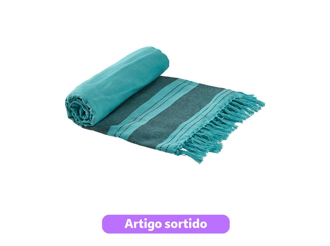 TOALHA PRAIA ACTUEL 170G 150X180CM CORES SORTIDAS