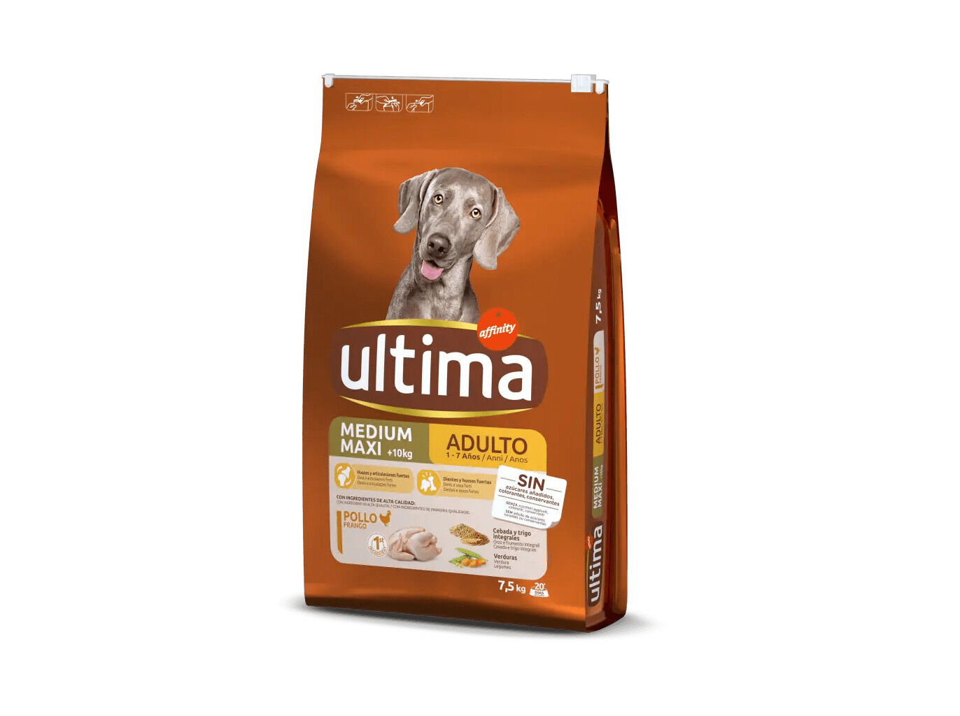 RA&Ccedil;&Atilde;O PARA C&Atilde;O ULTIMA COM FRANGO E ARROZ 7.5KG image number 0