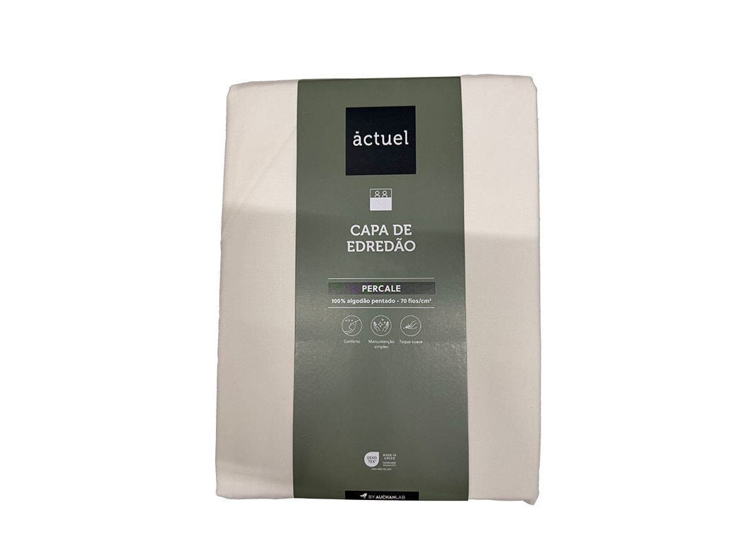 CAPA EDRED&Atilde;O ACTUEL PERCALE BRANCO 240X220CM image number 0