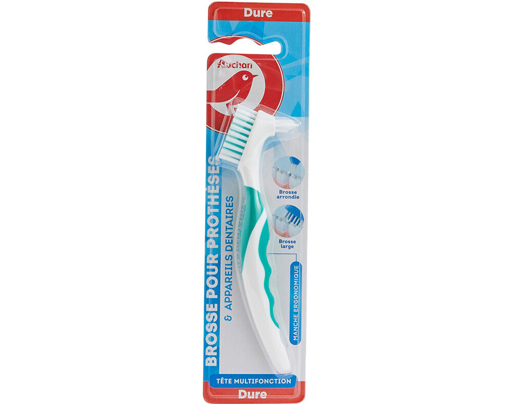 ESCOVA AUCHAN DE DENTES PARA PR&Oacute;TESES DURA 1UN