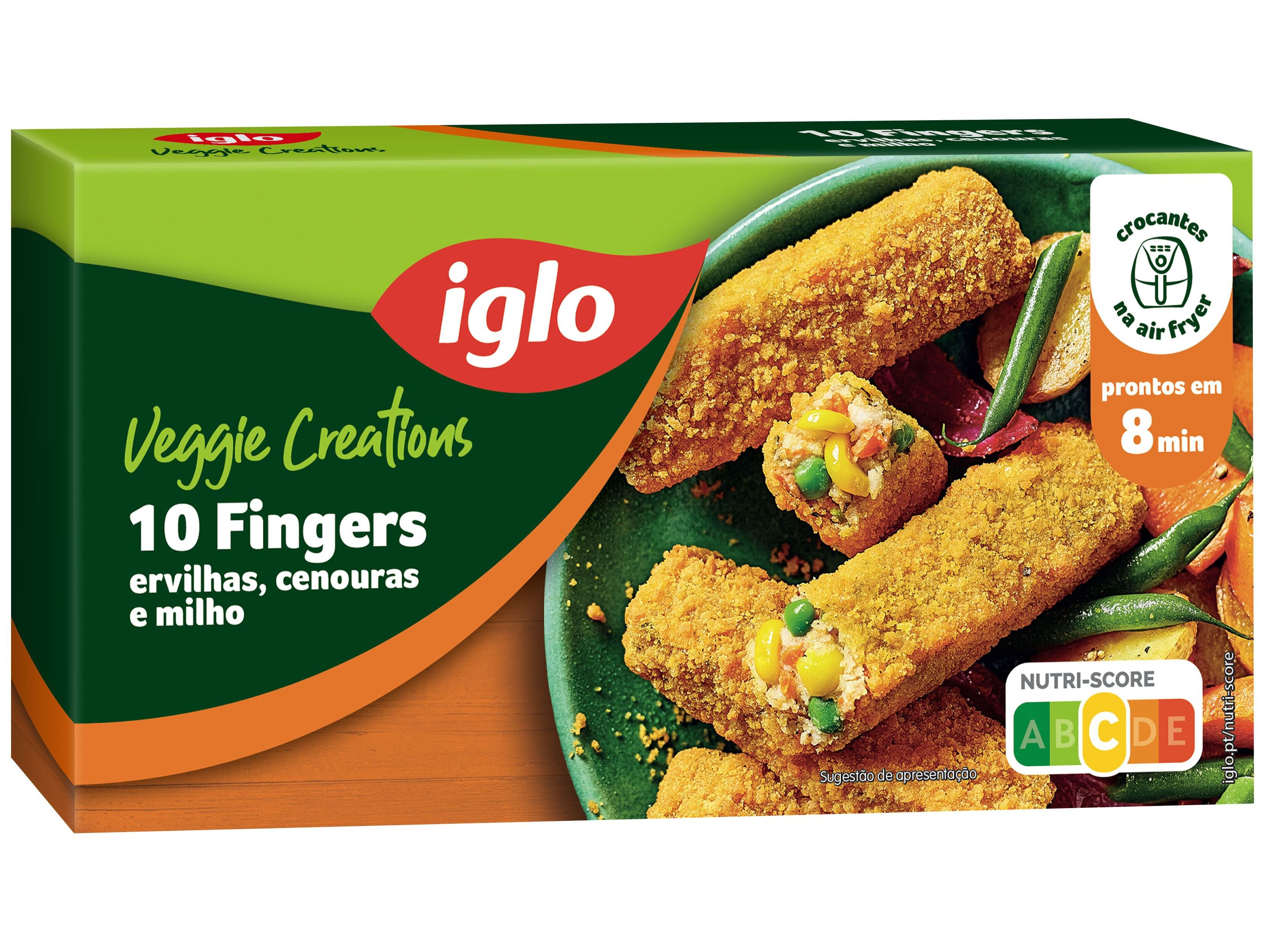 DOURADINHOS IGLO GREEN CUISINE VEGETAIS 10UN 284G