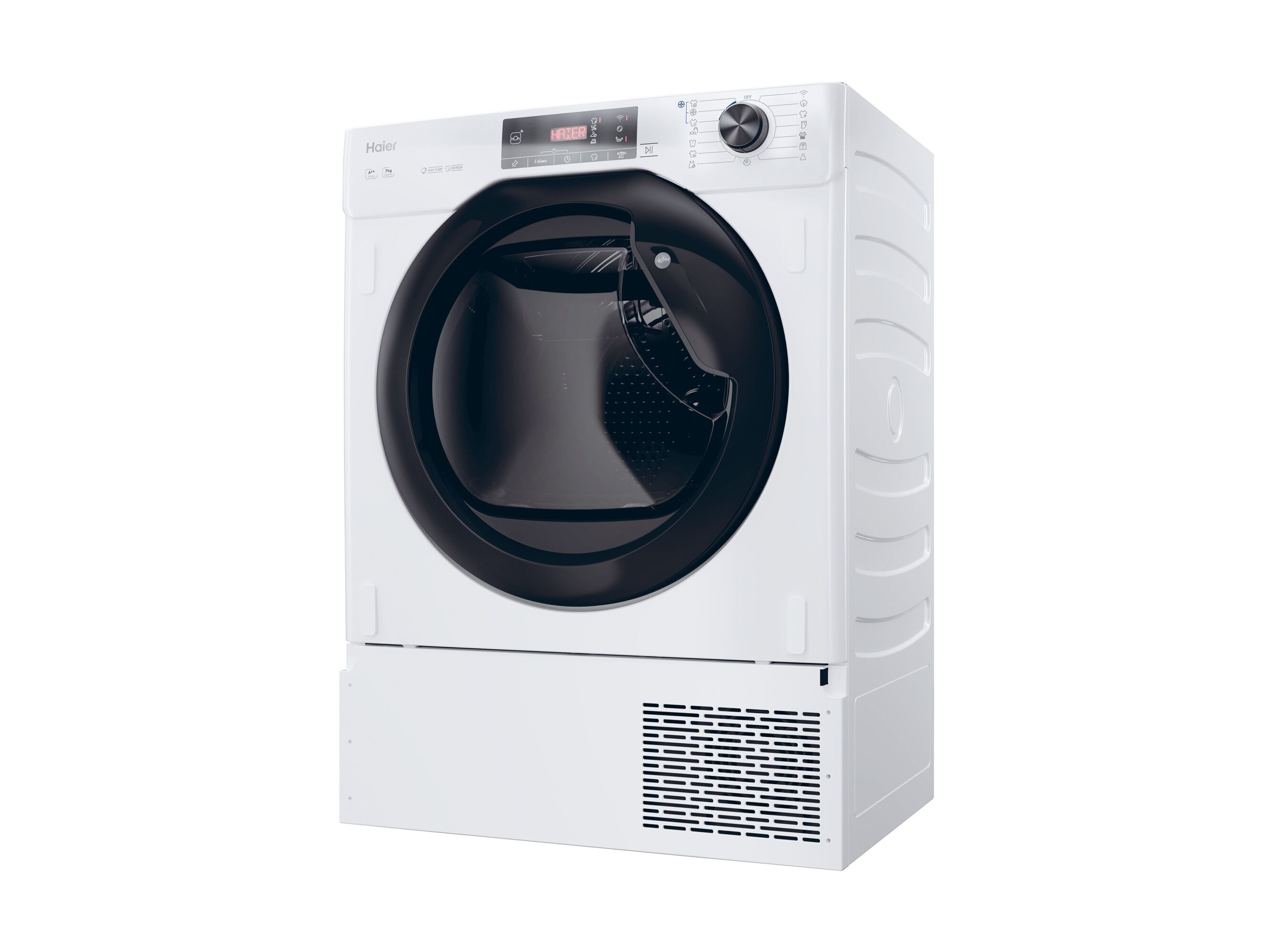 M&Aacute;Q. SECAR ROUPA ENCASTRE HAIER HDBI H7A2TBEX-S E 7KG BC image number 1