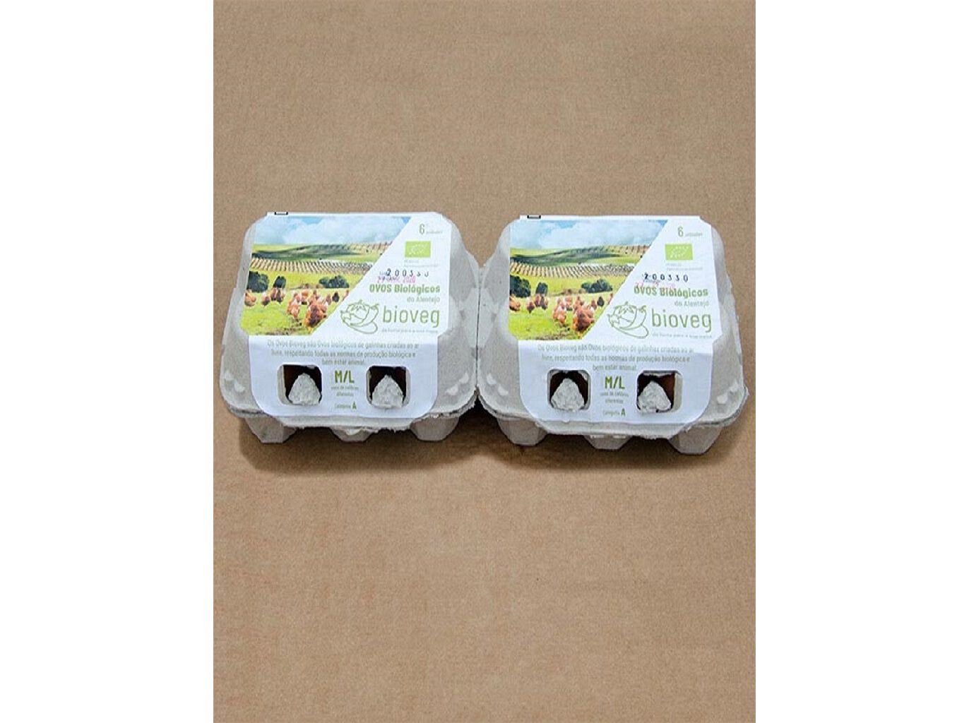 OVOS BIOVEG CLASSE M/L BIO 1/2 D&Uacute;ZIA PRODUTO LOCAL image number 1