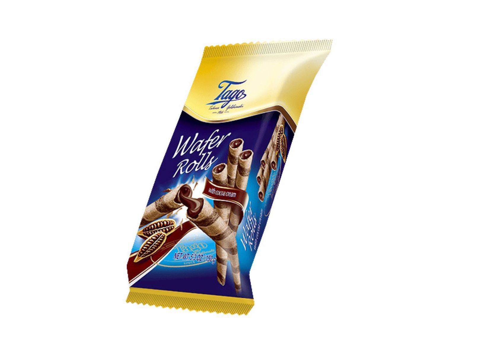 WAFFERS TAGO RECHEIO DE CHOCOLATE 150G image number 1