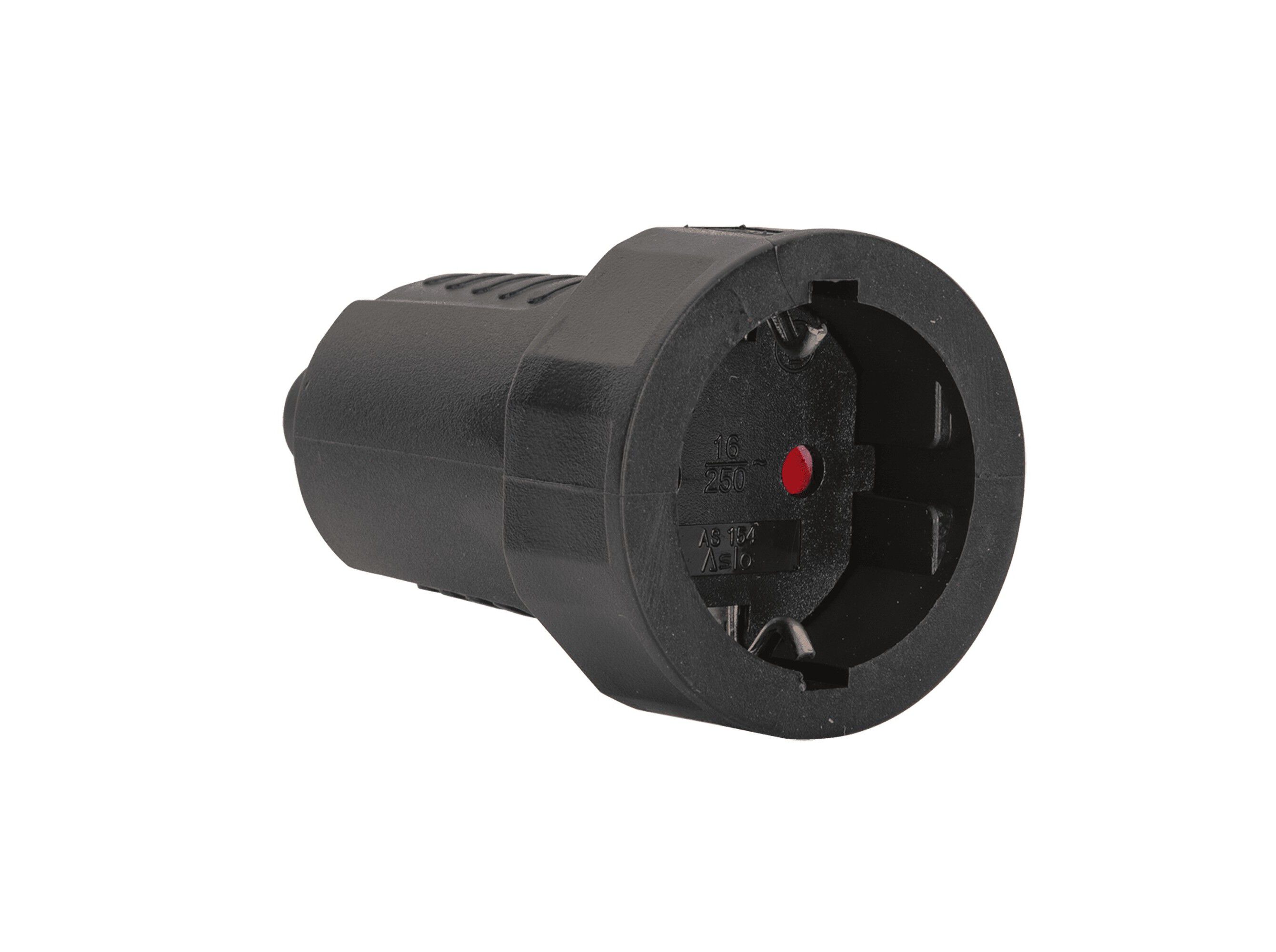 FICHA FEM.SCHUKO BOR.10A ASLO PRETO 16A 250V IP20 3500