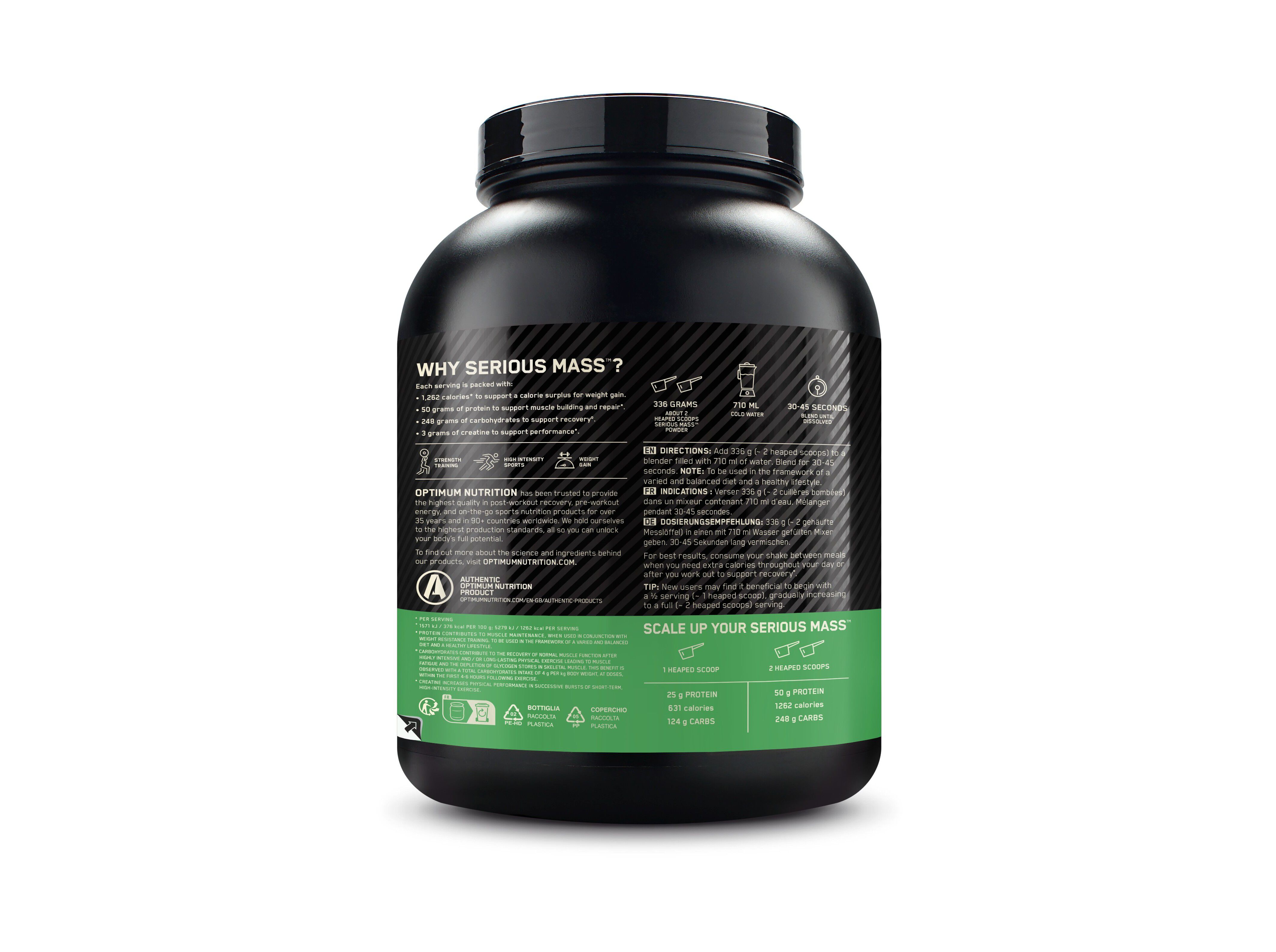 MASS GAINER OPTIM NUT CHOCOLATE 2730G image number 1