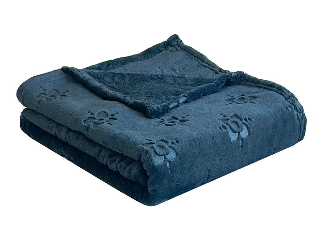 MANTA FLANNEL ACTUEL AZUL 125X150 WH26