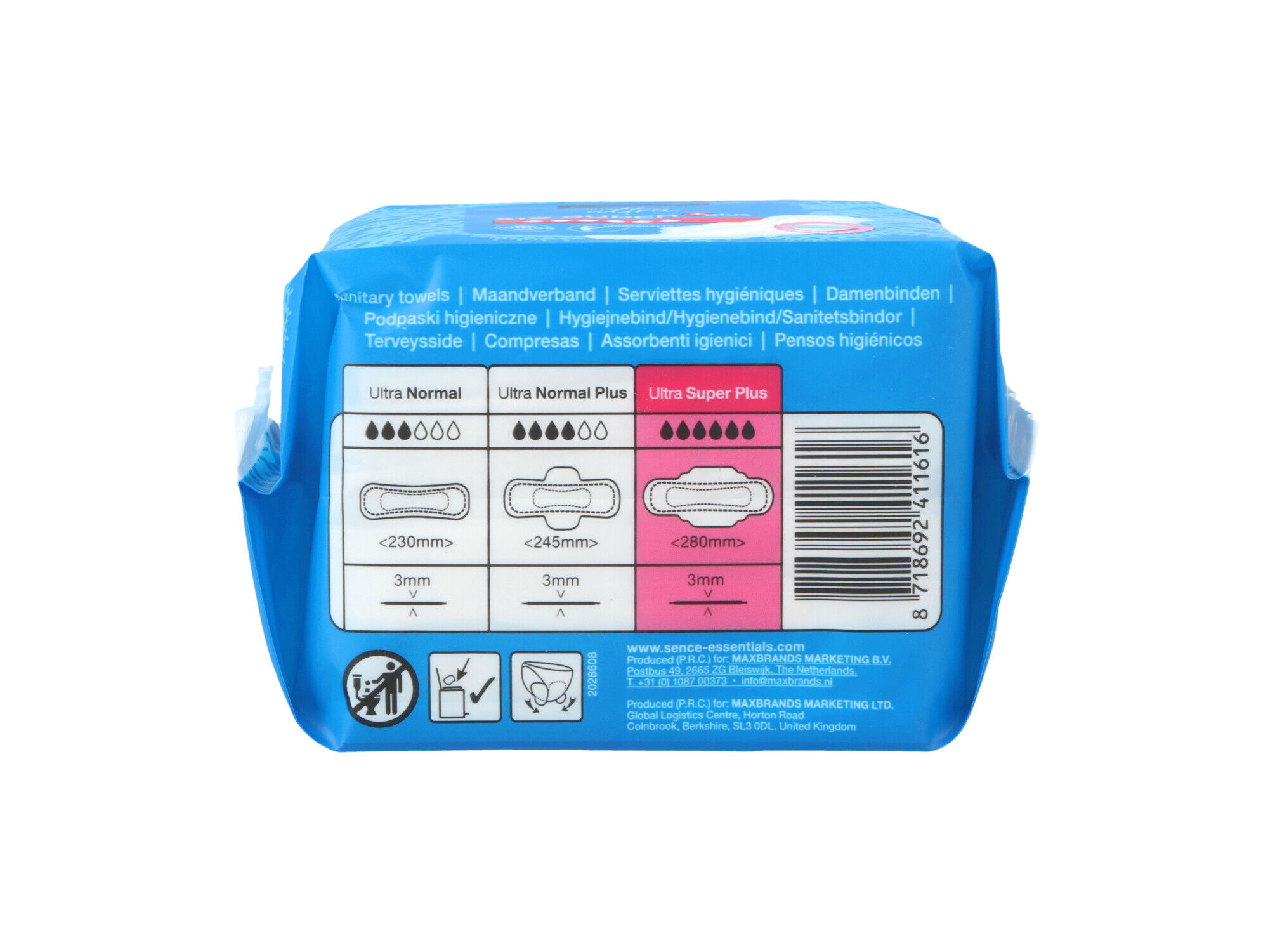 PENSOS HIGI&Eacute;NICOS SENCE SUPER PLUS 10UN image number 2