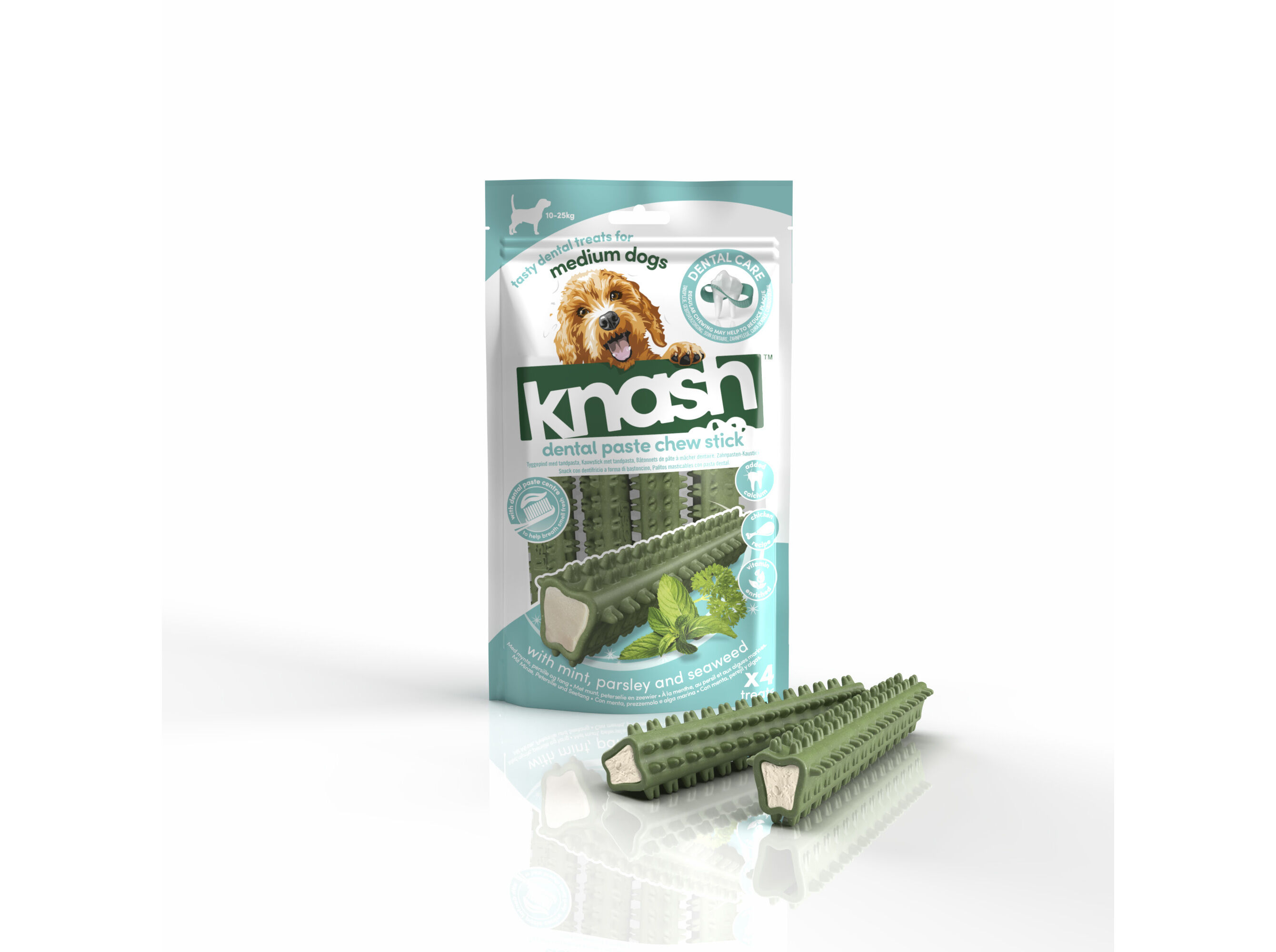 SNACK DENTAL C&Atilde;O KNASH STICK PASTA DENTES M 4UN image number 0