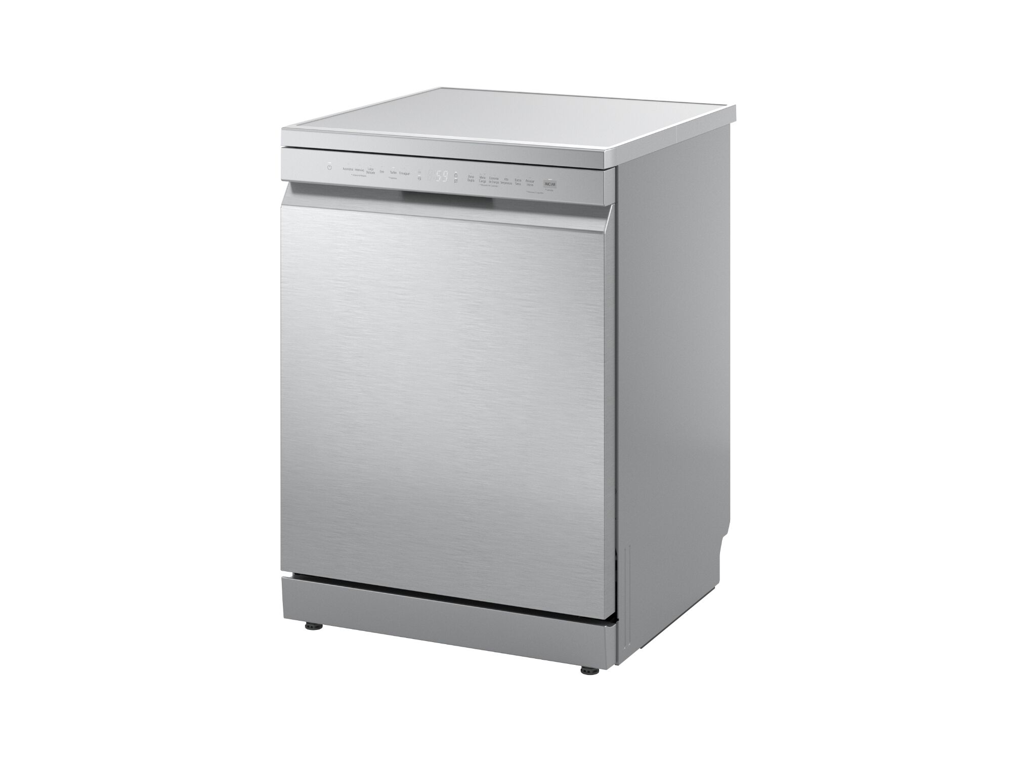 M&Aacute;QUINA LAVAR LOI&Ccedil;A LG DF273FV SILVER A 14 CONJUNTOS image number 1