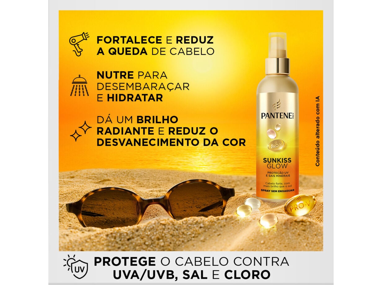 SPRAY PANTENE PROTECAO UV MINI 75 ML image number 3
