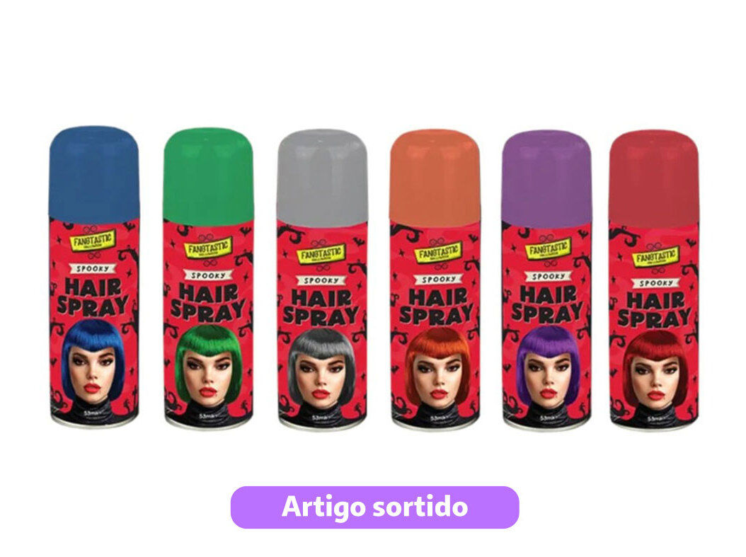 SPRAY COLORIDO DO ART PARA CABELO CORES SORTIDAS