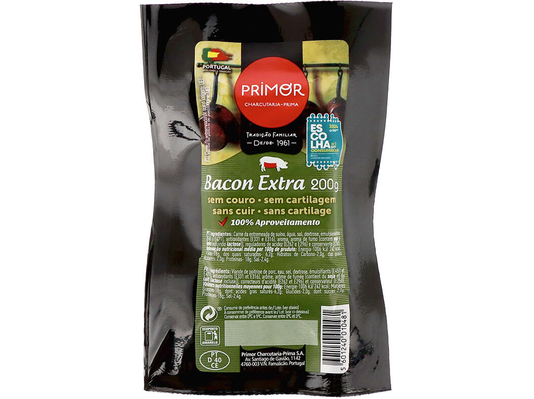 BACON PRIMOR SEM COURO NACOS 200G image number 0
