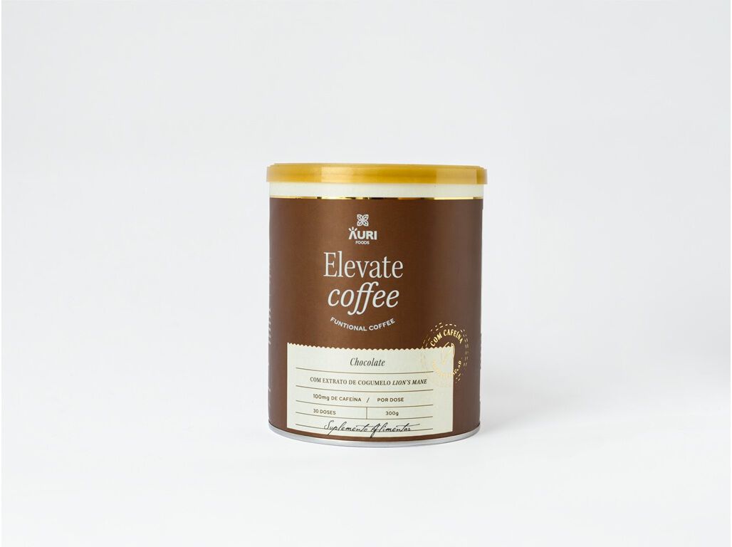 suplemento aurifoods elevate coffee chocolate 300g