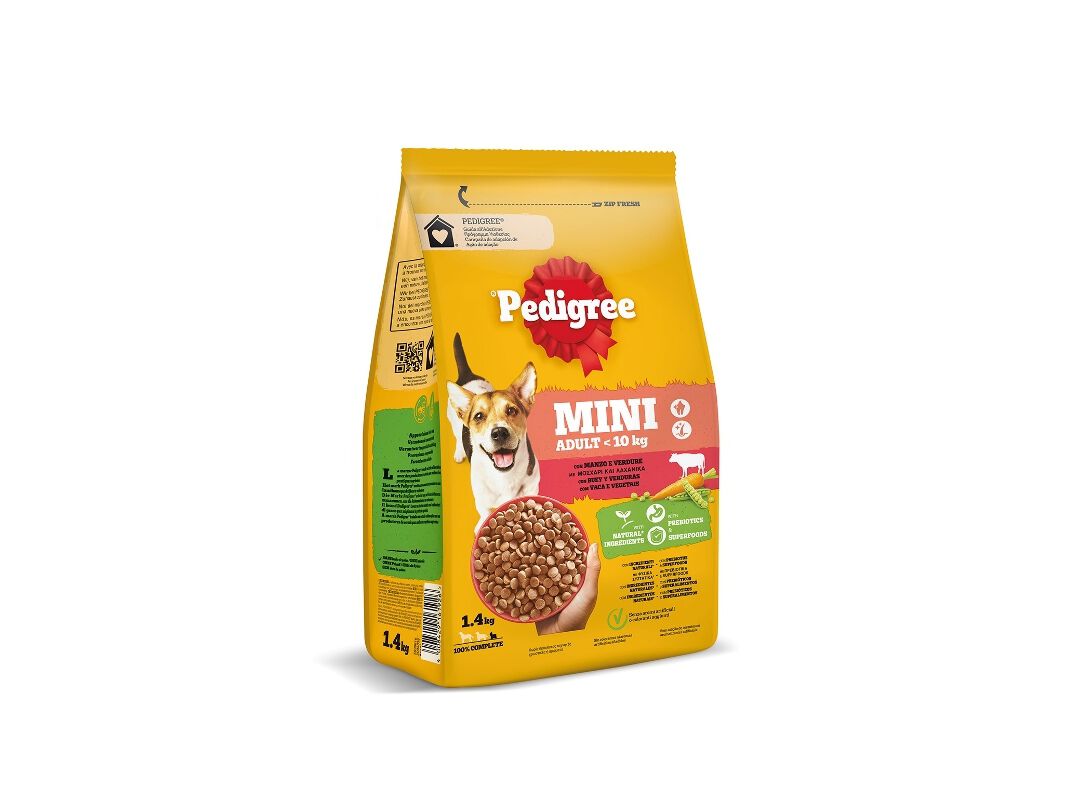 RA&Ccedil;&Atilde;O PARA C&Atilde;O PEDIGREE MINI COM VACA E VEGETAIS 1.4KG image number 0