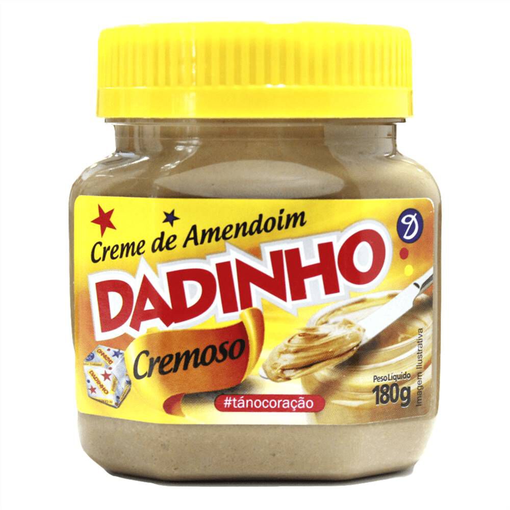 CREME DE AMENDOIM DADINHO CREMOSO 180G
