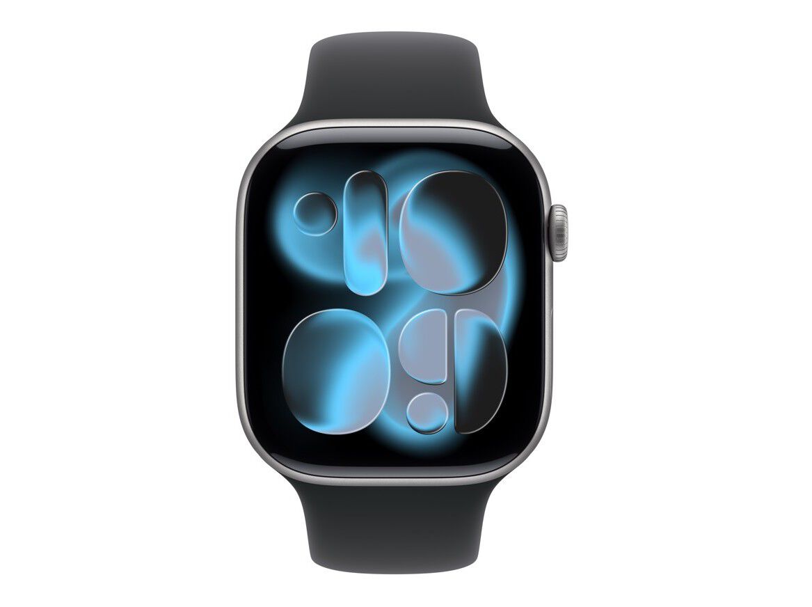 WATCH SERIES 11 APPLE BLACK SPORT M/L + CELL 46MM image number 0