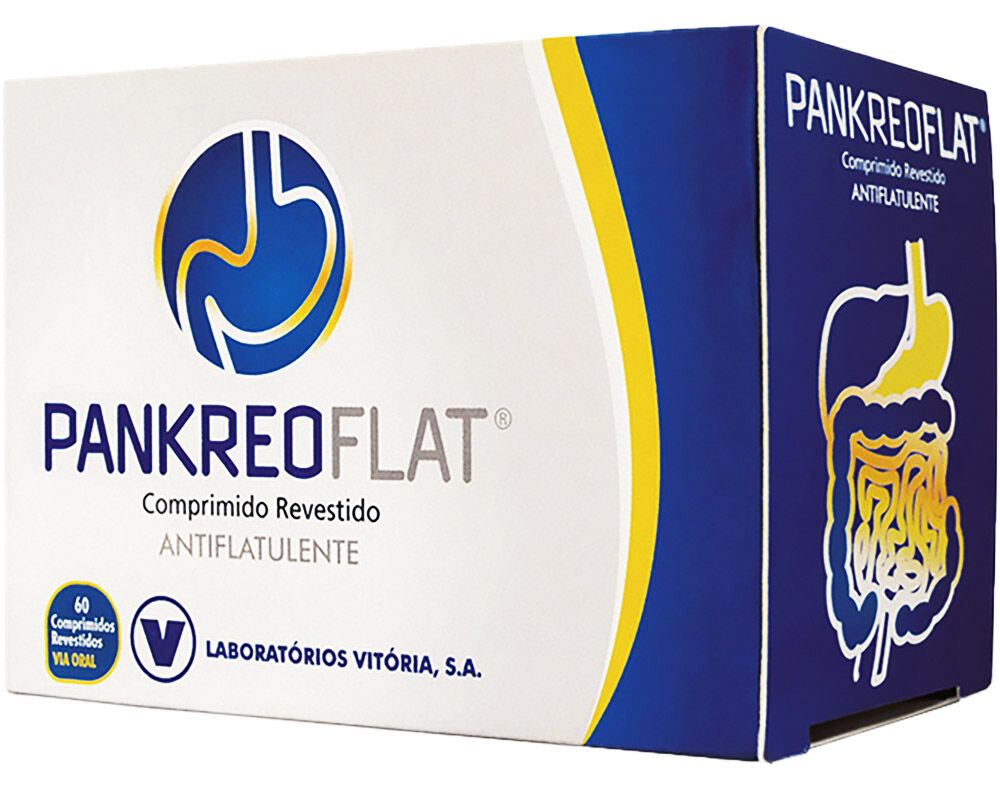 COMPRIMIDOS PANKREOFLAT 170MG+80MG 60UN