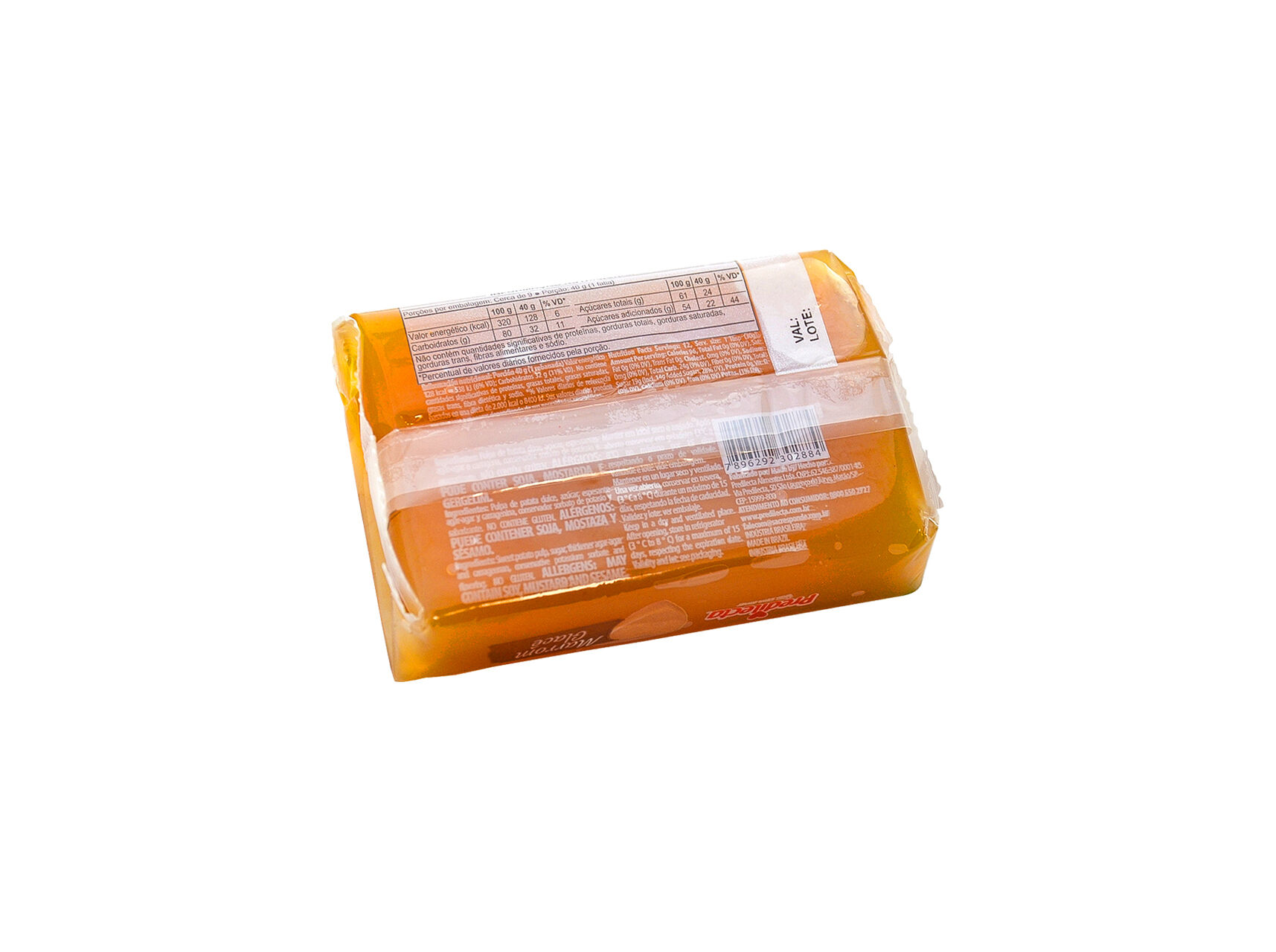 DOCE DE BATATA DOCE PREDILECTA MARROM GLACE 350 G image number 1