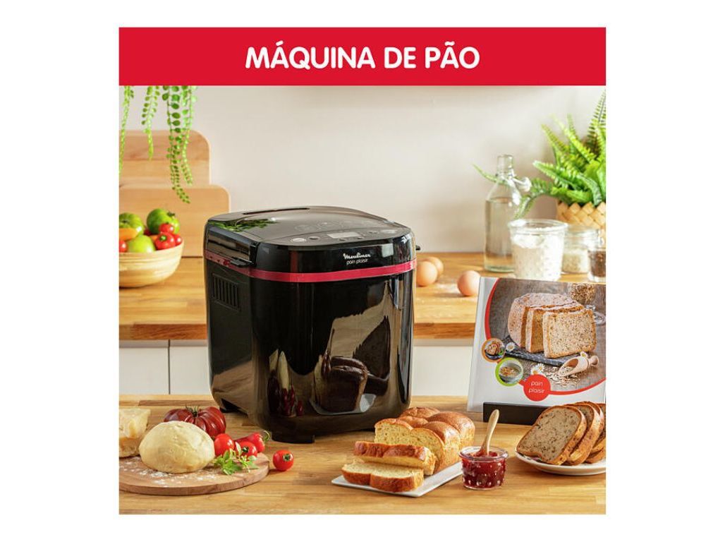 M&Aacute;QUINA FAZER P&Atilde;O MOULINEX OW220830 PAIN PLASIR 650W image number 2