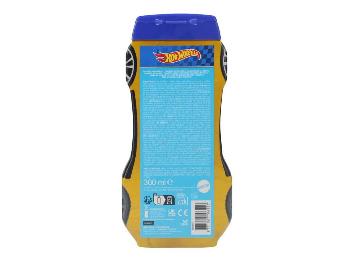 GEL DE BANHO SENCE HOT WEELS 300 ML image number 2