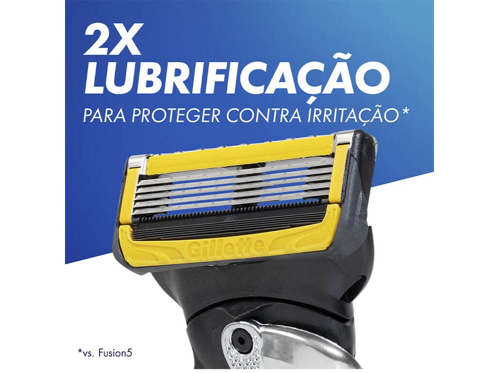 M&Aacute;QUINA DE BARBEAR COM 1 RECARGA DE L&Acirc;MINAS PROSHIELD GILLETTE image number 5