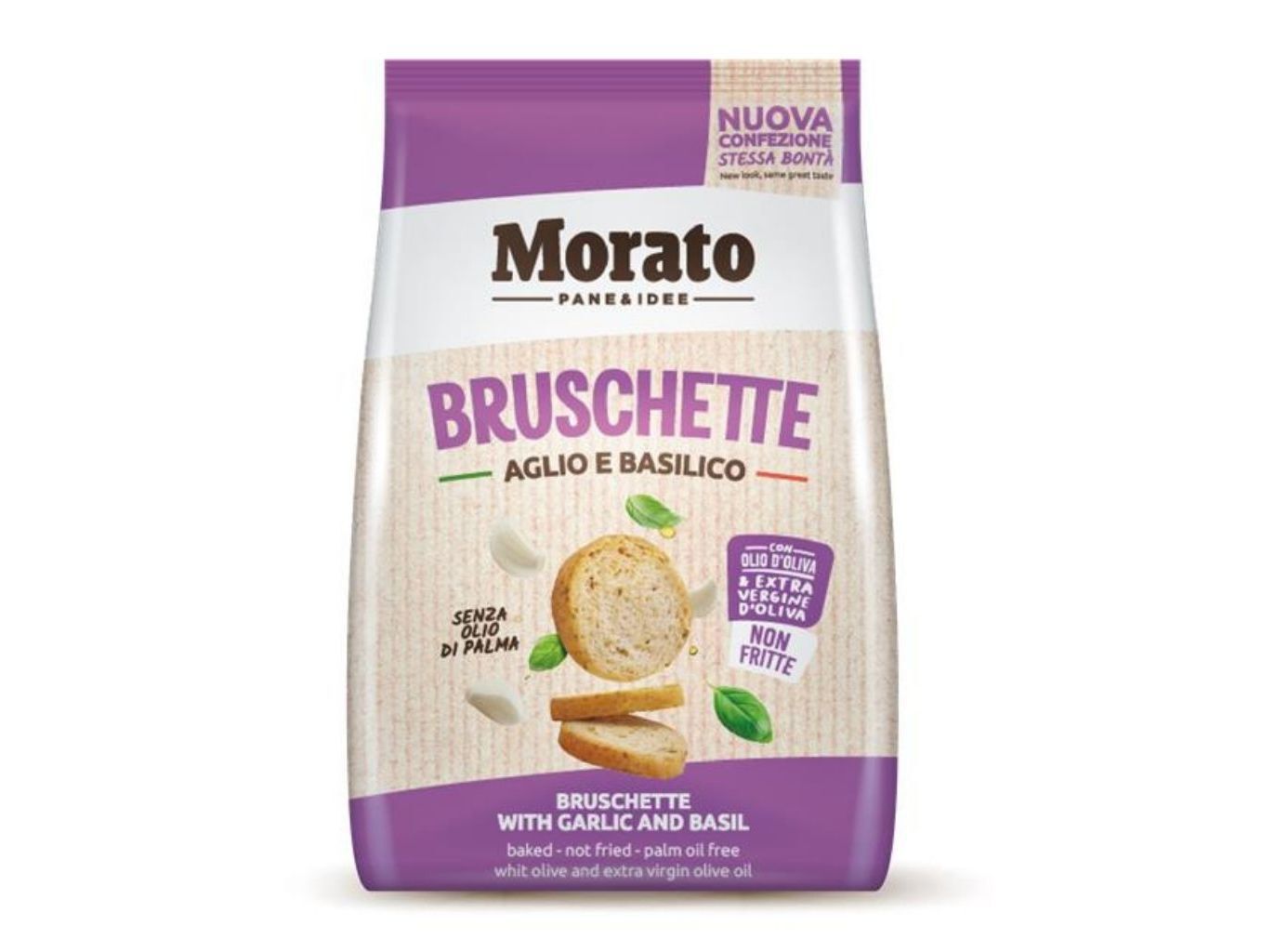 BRUSCHETTA MORATO ALHO&MANJERICAO 150G