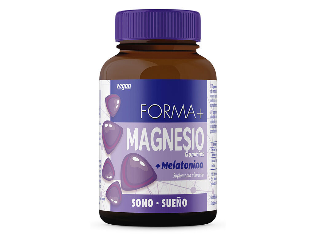 SUPLEMENTO FORMA+ MAGN.+MELATONINA 30 GOM.