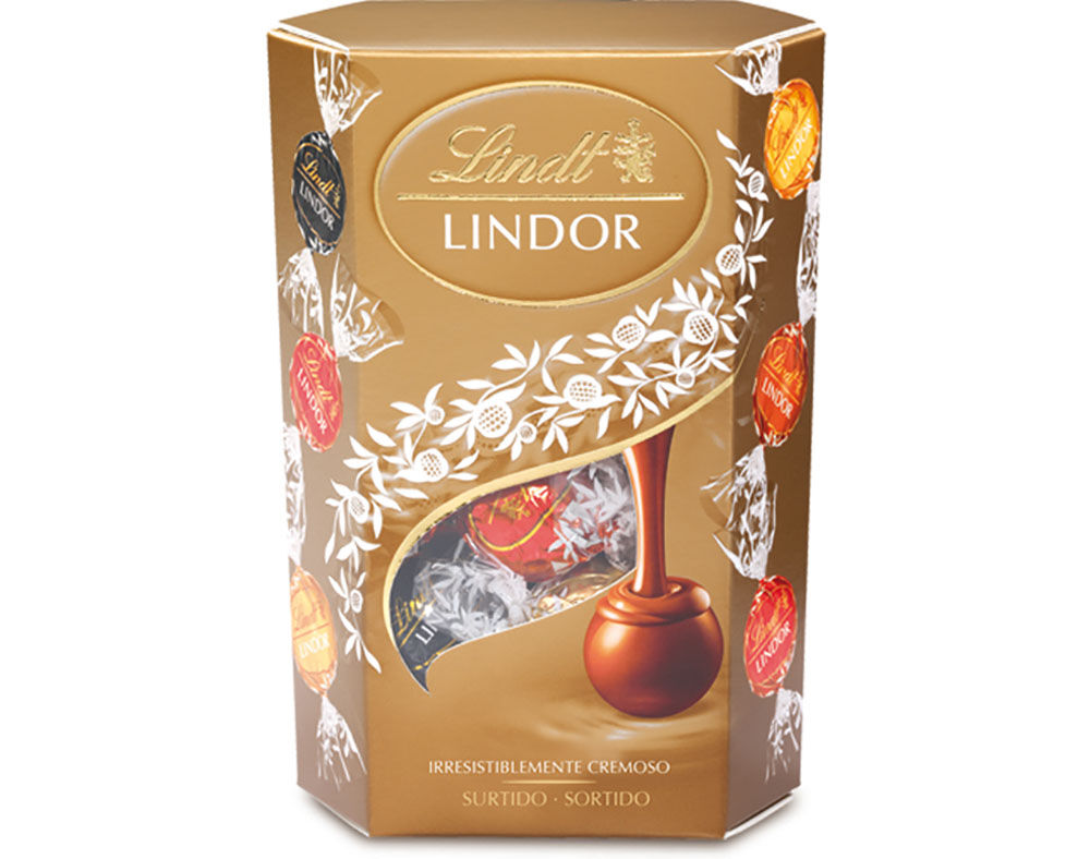 CORNET LINDT LINDOR SORTIDO 200G image number 0