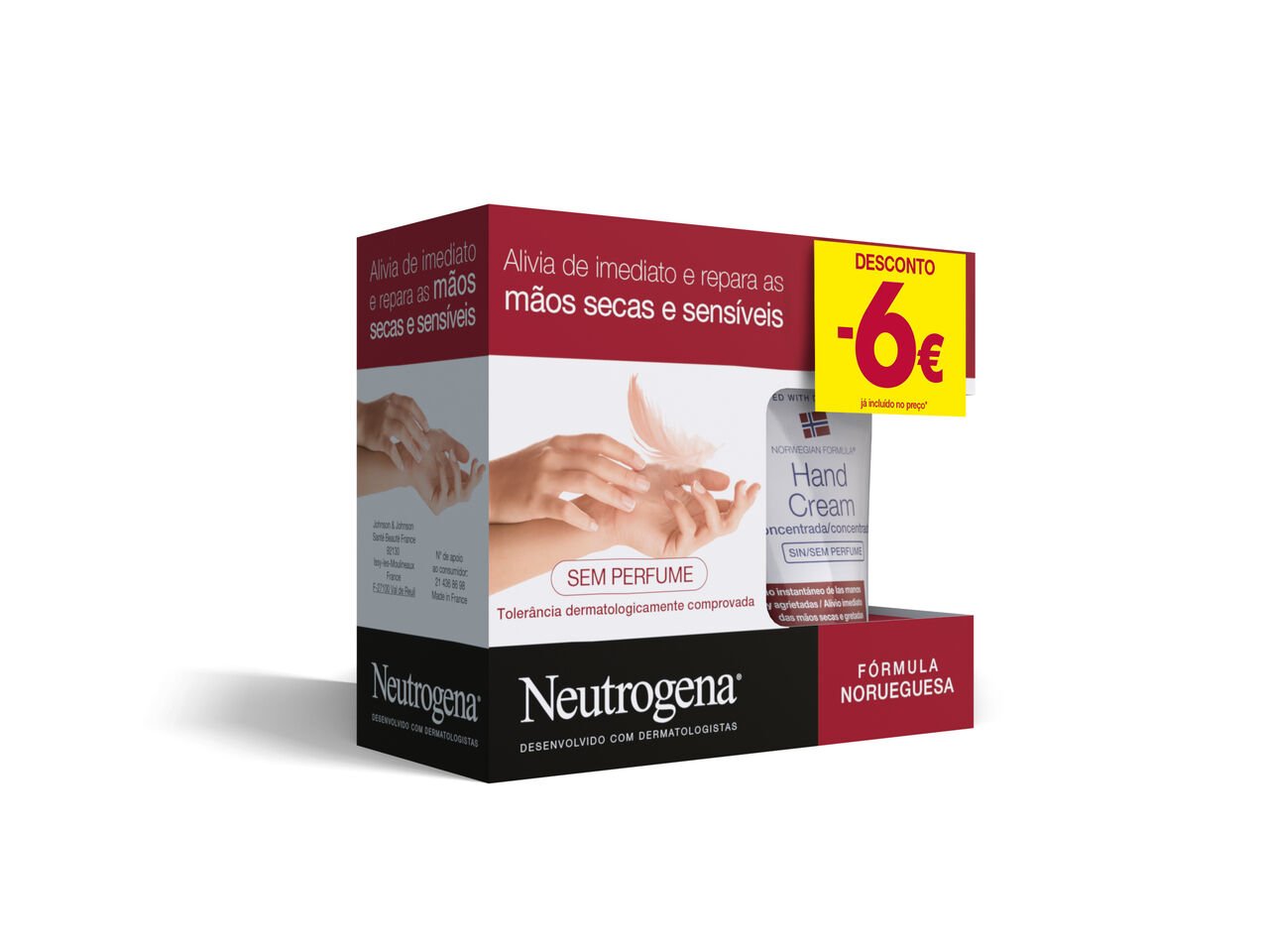 CREME M&Atilde;OS NEUTROGENA SEM PERFUME 2X50ML -6 DESCONTO image number 1