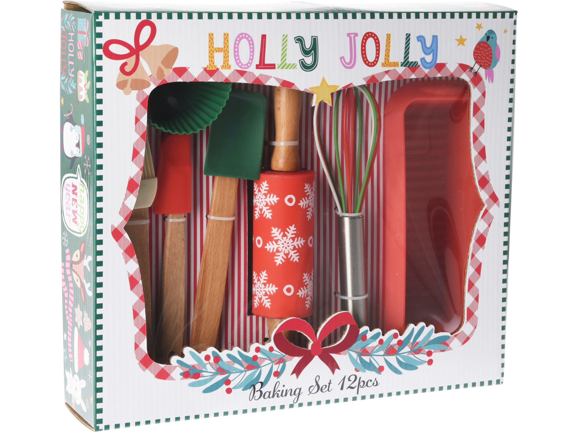 CONJUNTO 12 PE&Ccedil;AS PASTELARIA NATAL image number 1