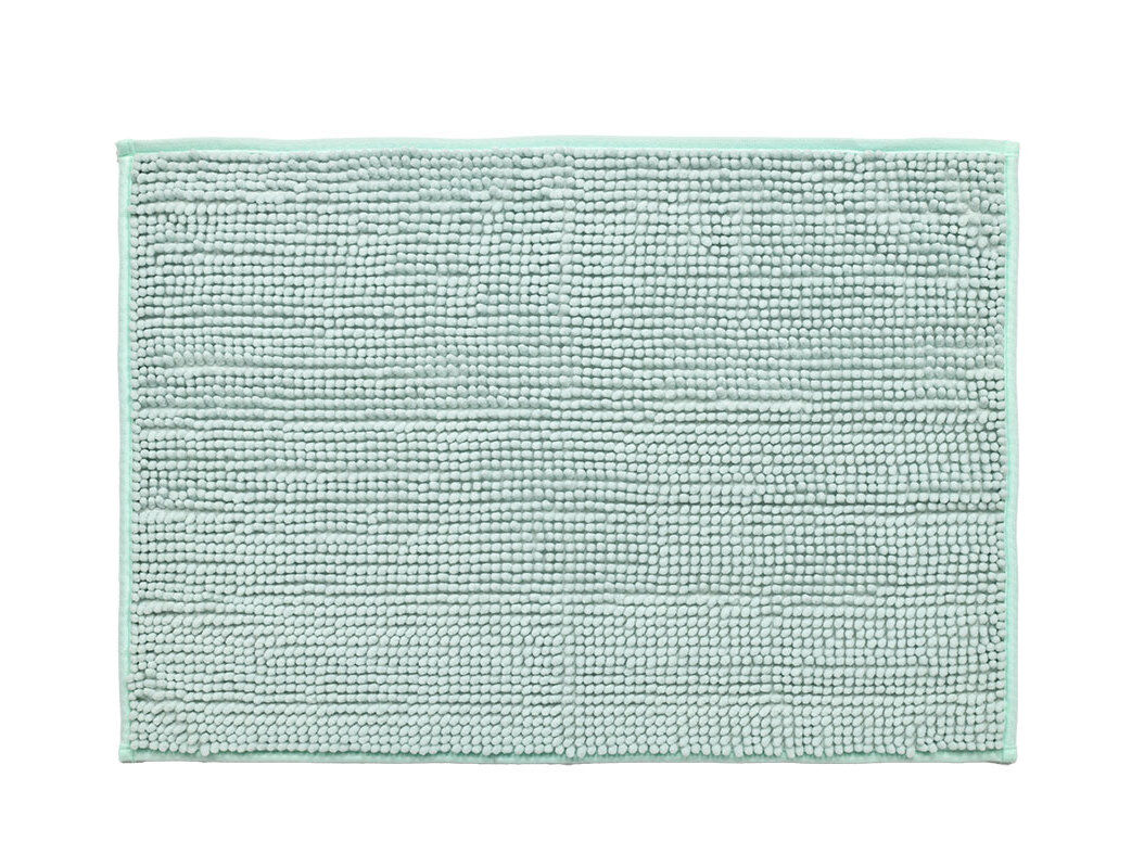 TAPETE CASA BANHO ACTUEL CHENILE VERDE CLARO 50X70CM