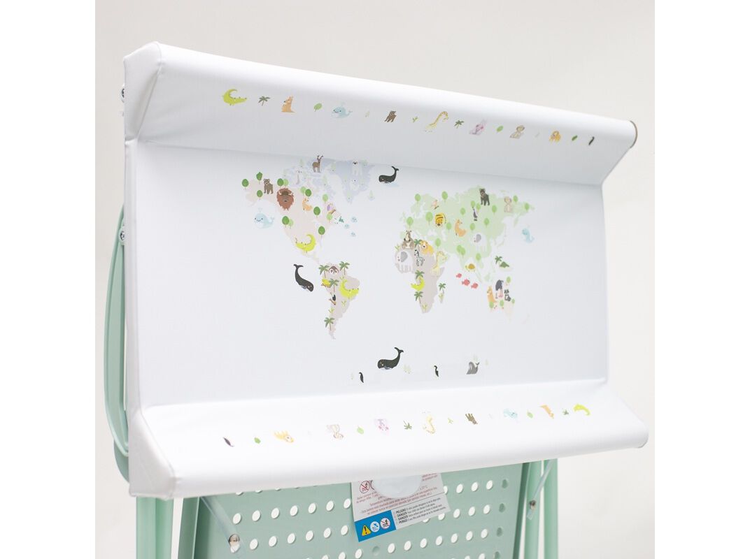 BANHEIRA COM VESTIDOR PLASTIMYR MAPA MUNDO 96X63X85CM image number 4