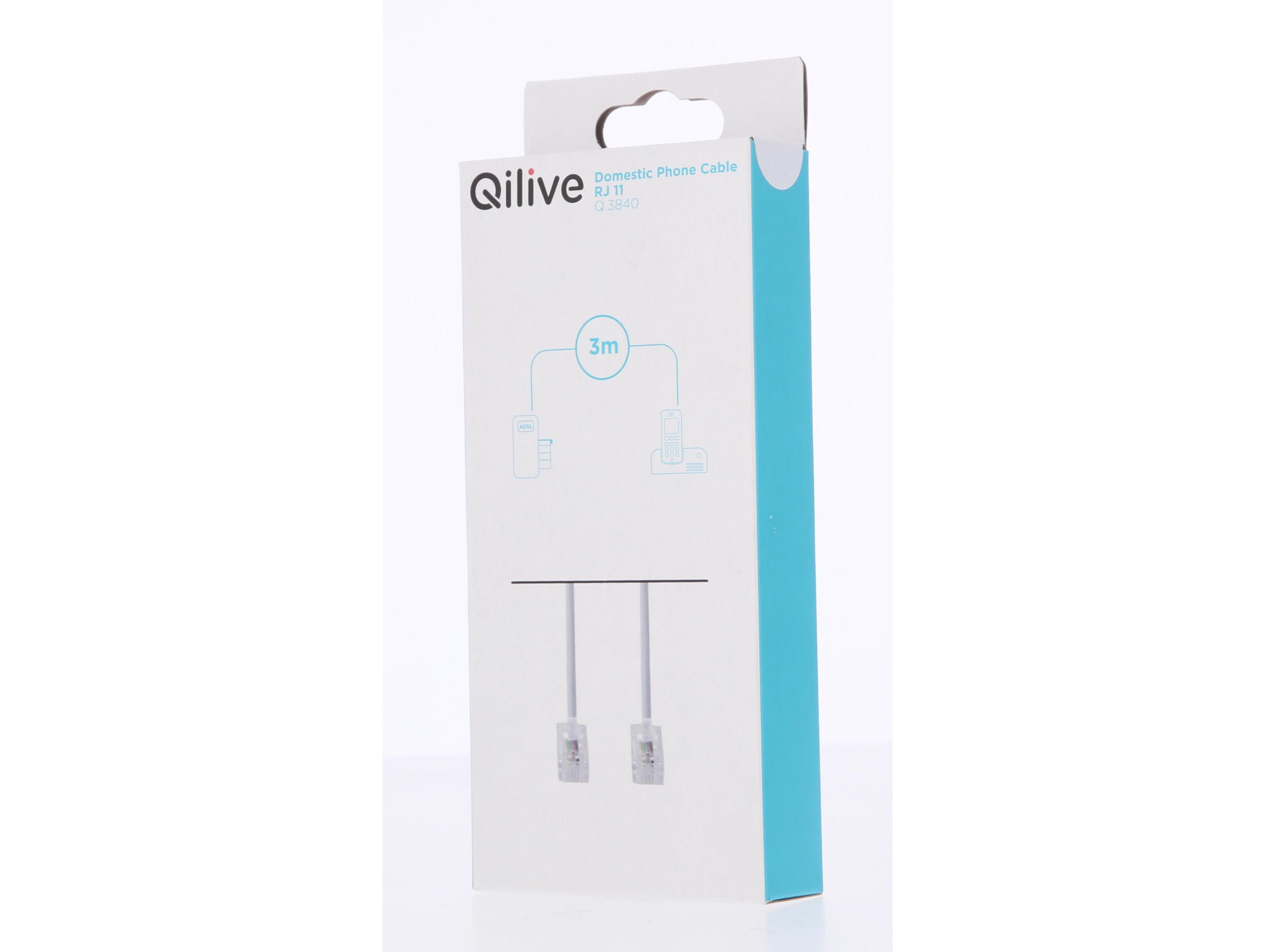 CABO QILIVE G4218043 RJ11 (6P4C) M-M 3M